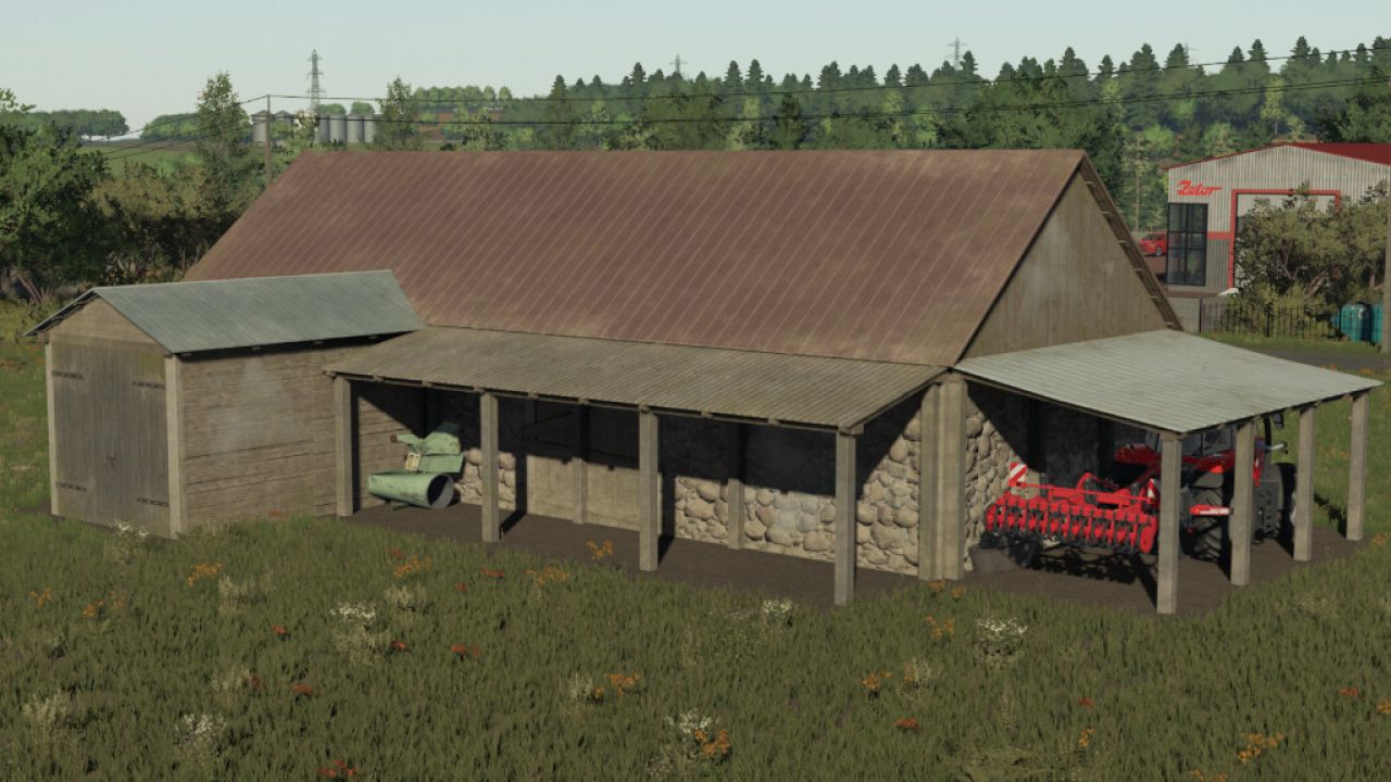 Old Farm Building Set