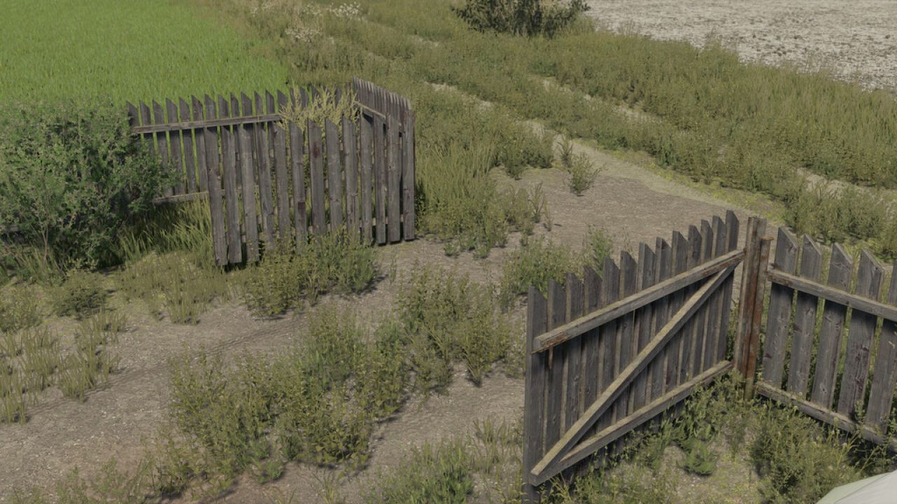 Old Fence And Gate