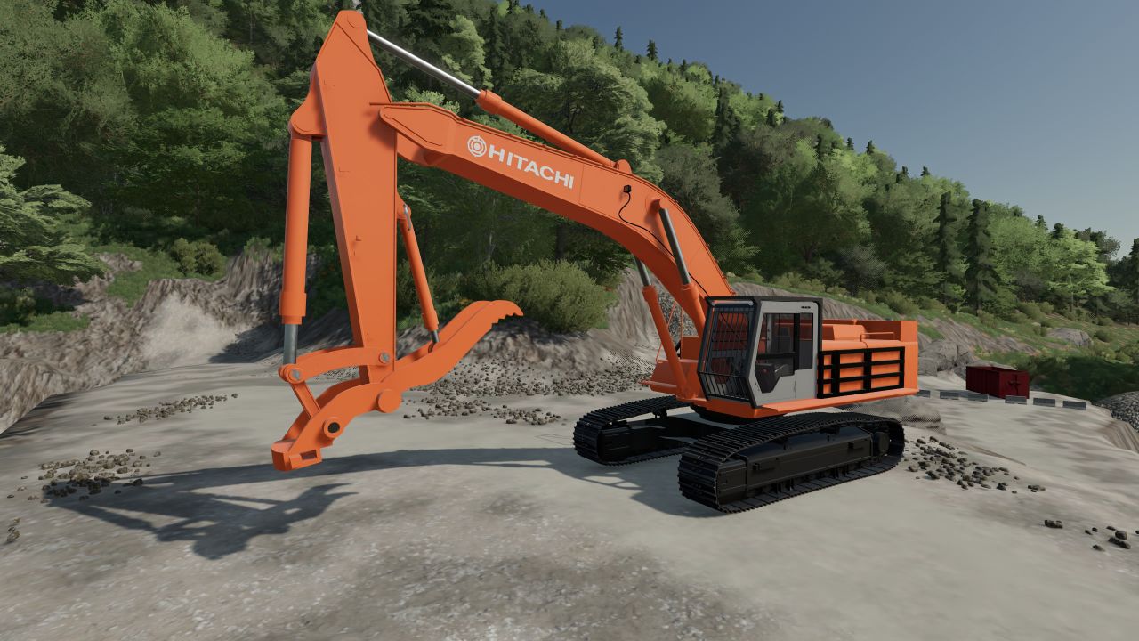 Zestaw koparek Deere/Hitachi starej generacji