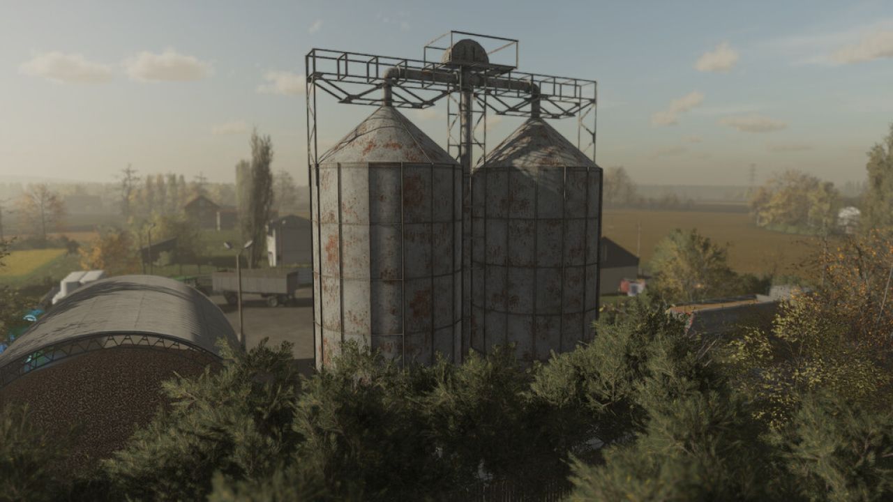 Vecchio silo di grano