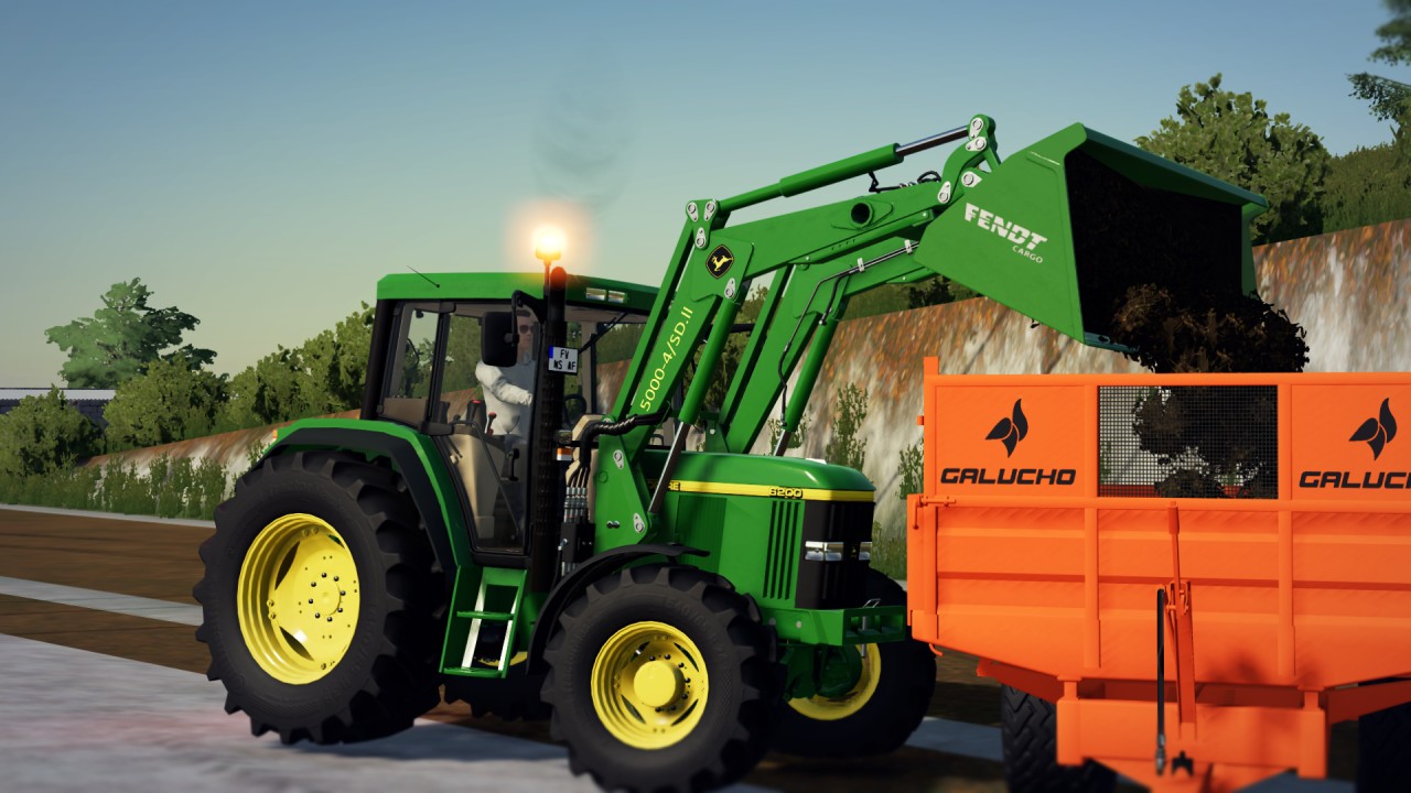 Vecchio pacchetto di caricatori frontali John Deere