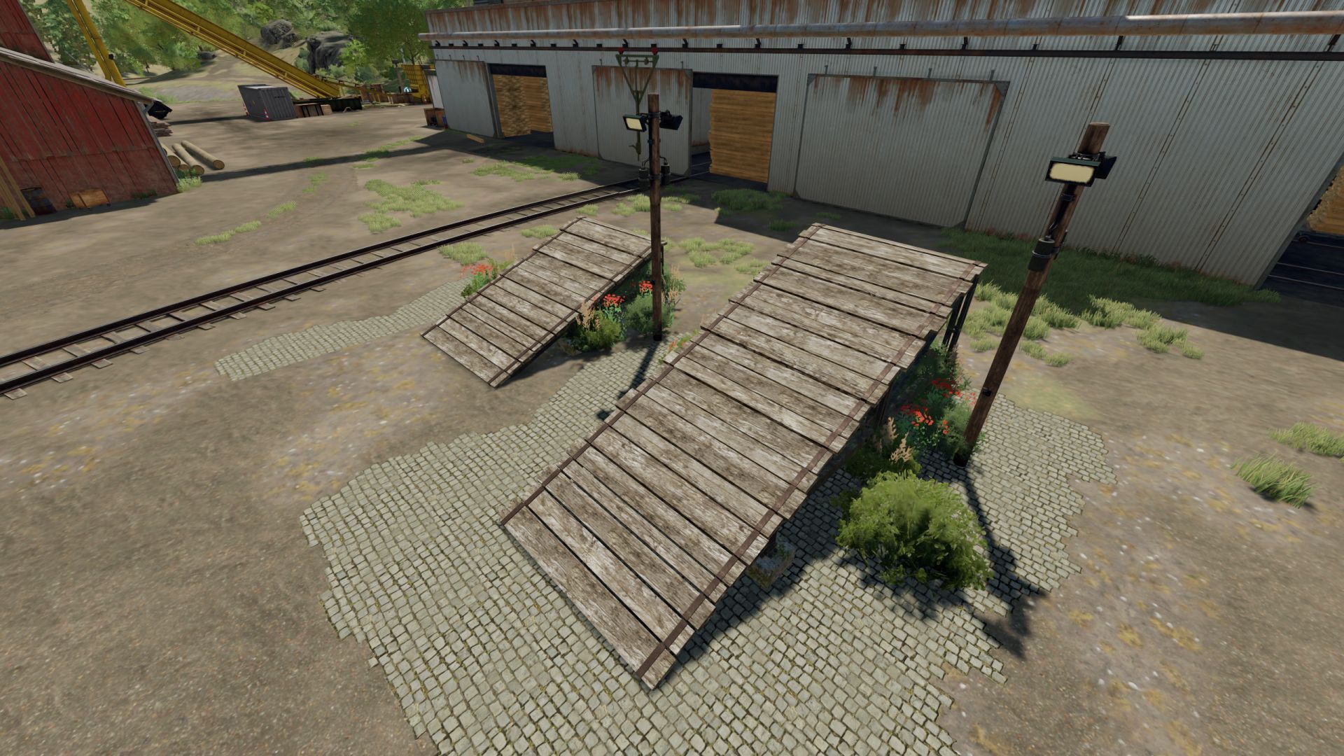 Old loading docks