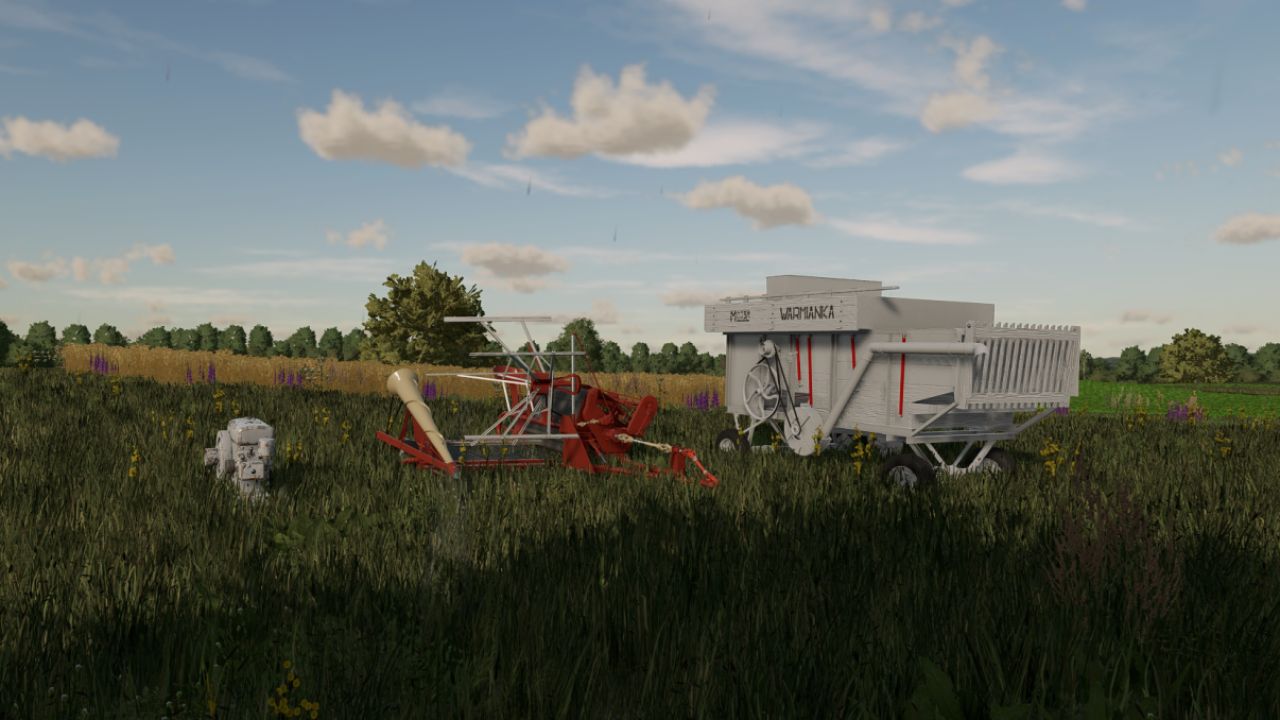 Alte polnische Erntemaschine