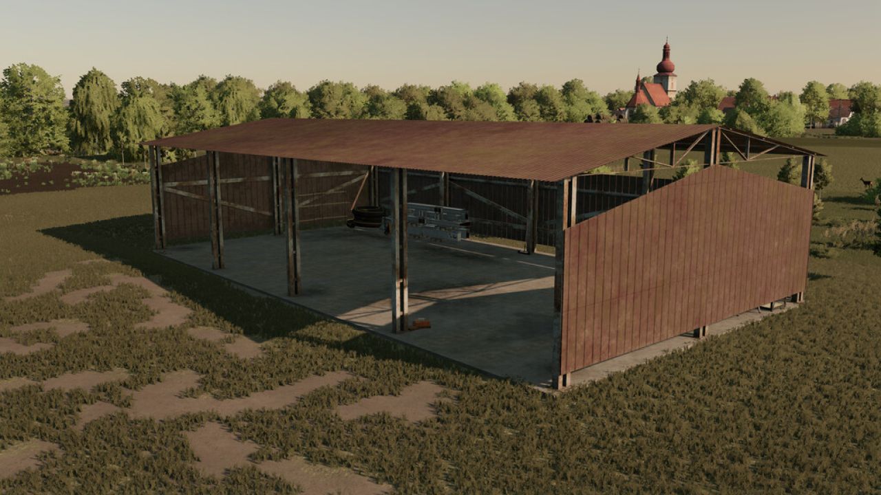 Old Rusty Shed 25x13m