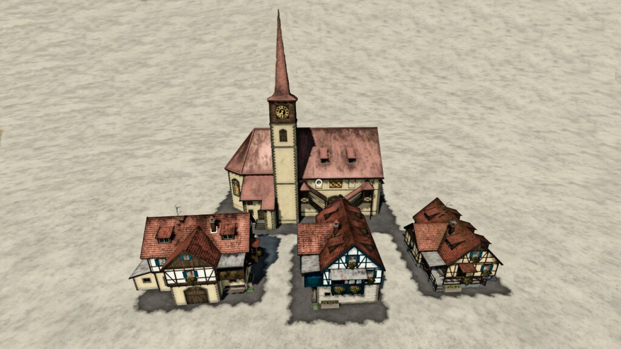 Altes Dorf Gebäude Pack