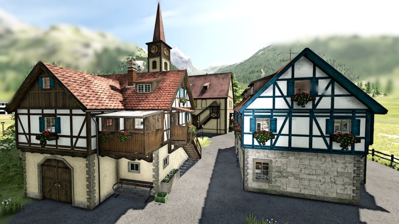 Pacote de construção da vila antiga