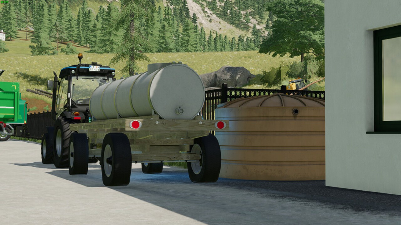 Old Water Trailer FS22 - KingMods