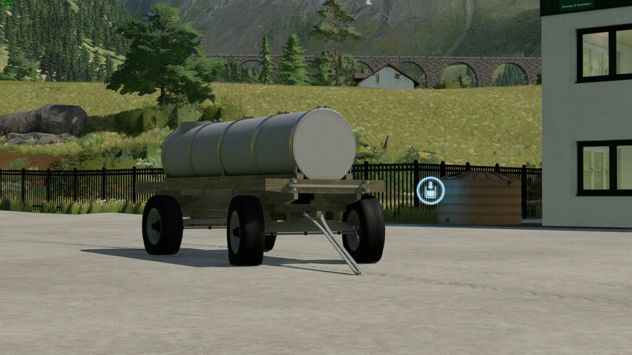 Old Water Trailer FS22 - KingMods