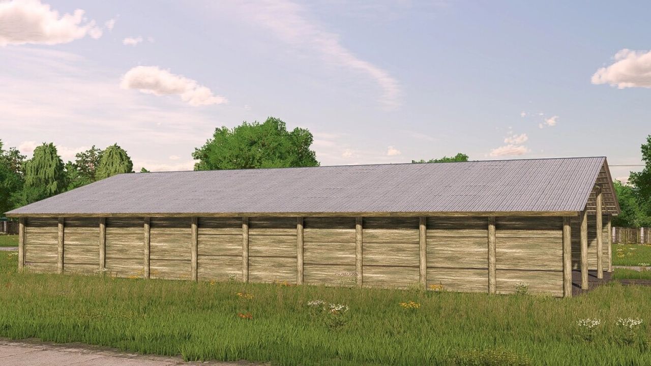 Ancien Hangar En Bois