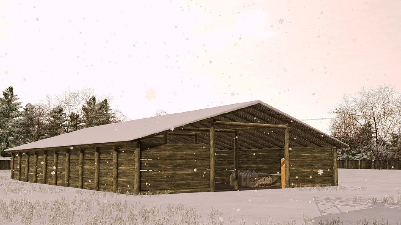 Ancien Hangar En Bois