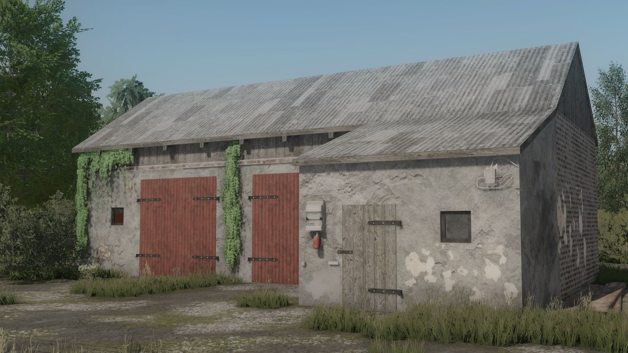 Старый гараж-мастерская
