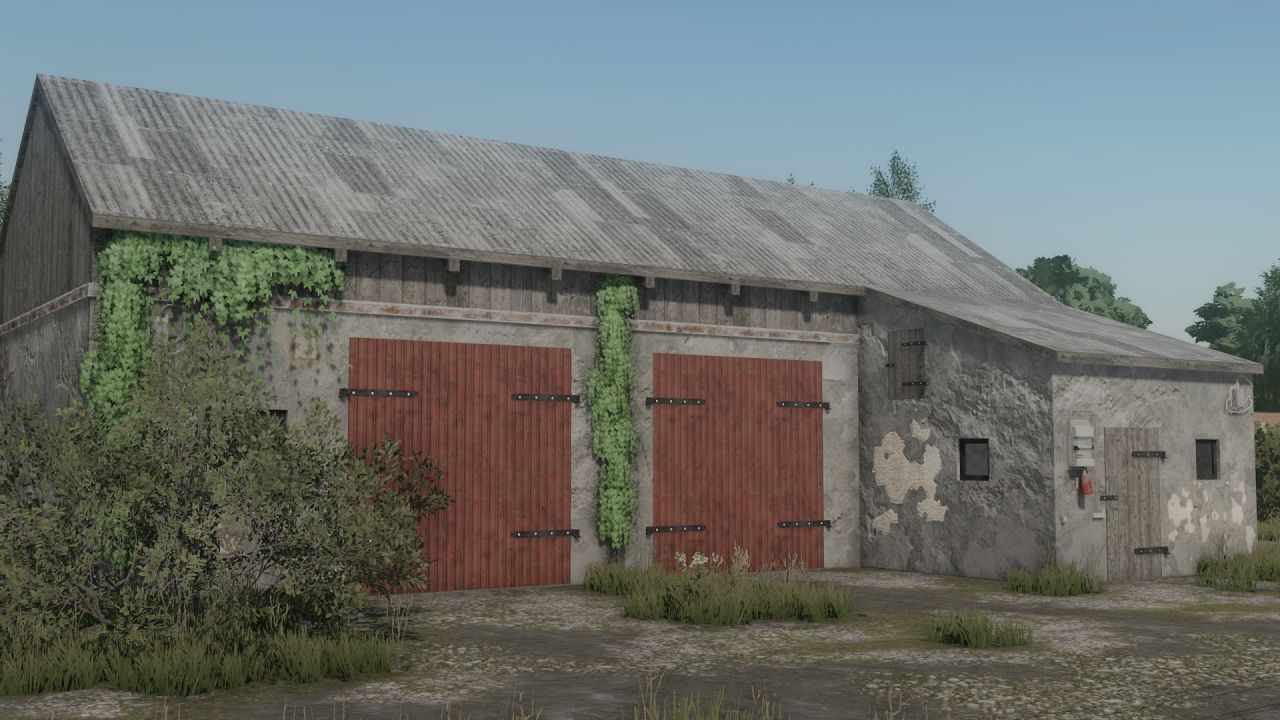 Старый гараж-мастерская