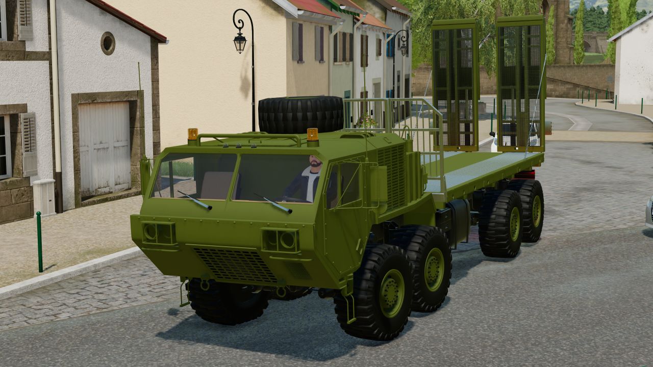 Oshkosh Defense Flatbed Truck