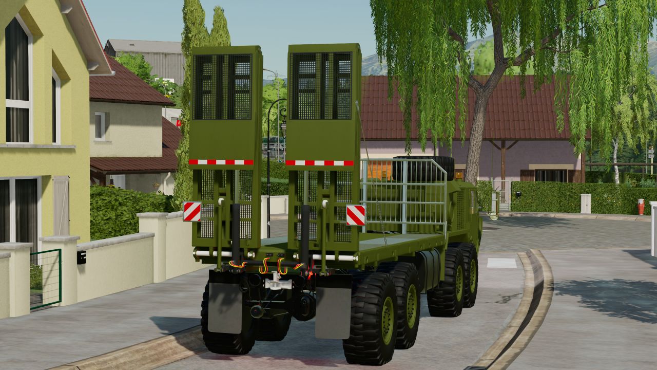Camion à plateau de défense Oshkosh