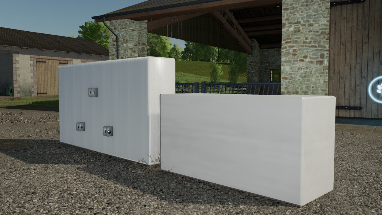 Pack of masses 3000 and 5000kg