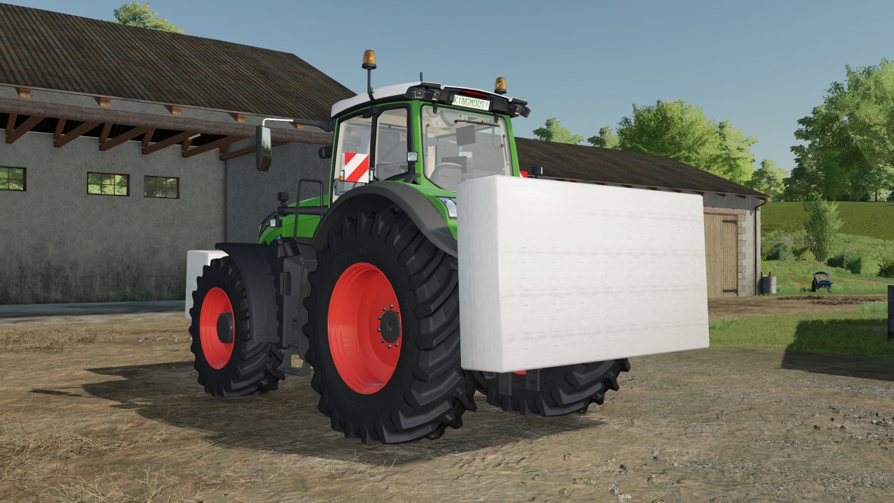 Pack of masses 3000 and 5000kg