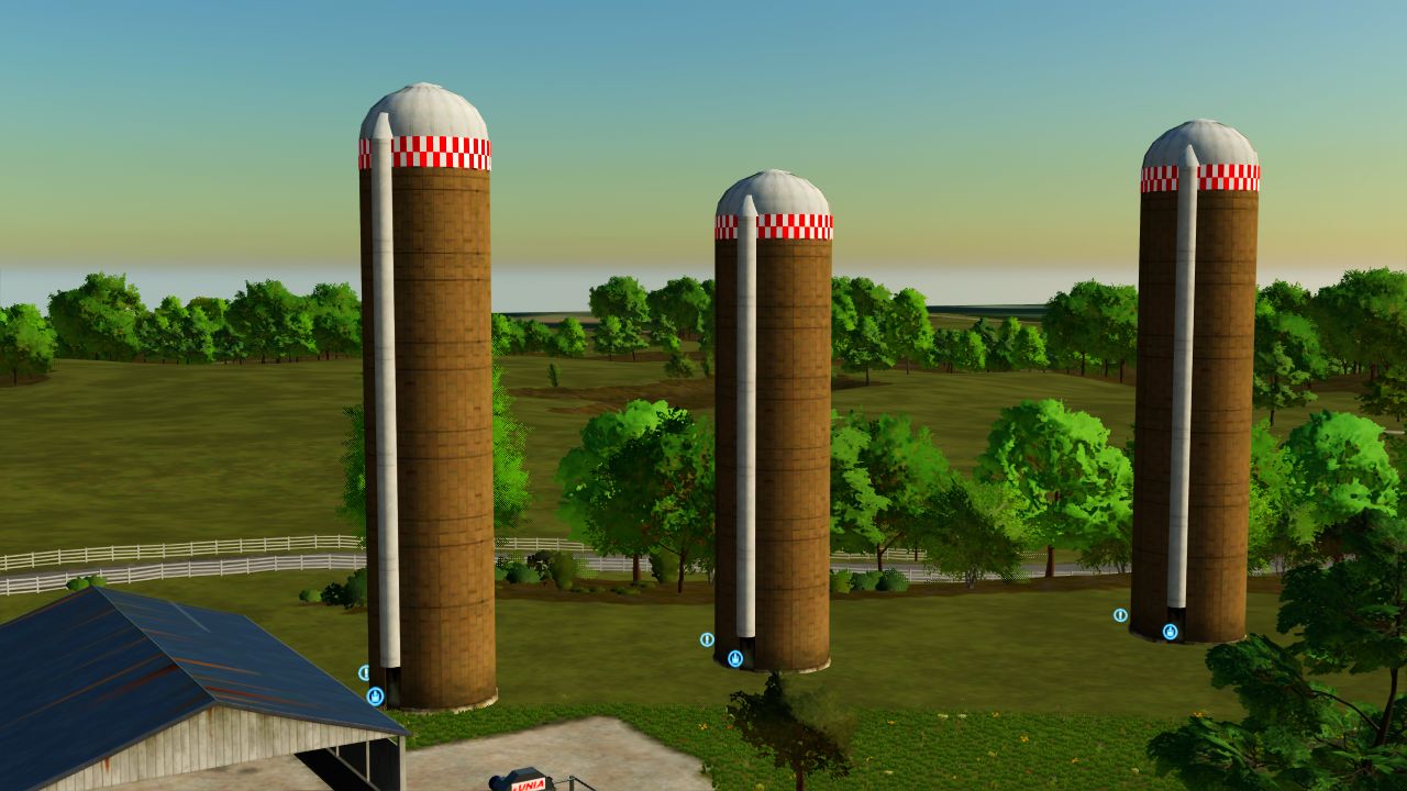 Pack silage silos