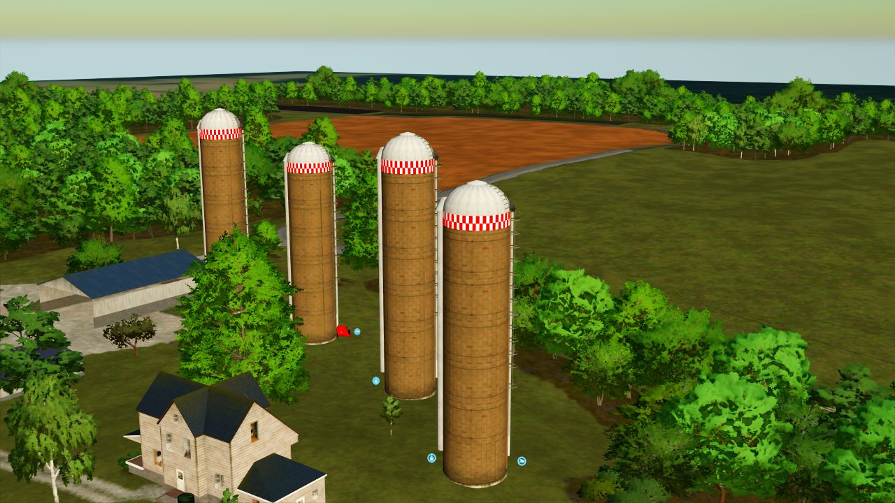 Pack silage silos