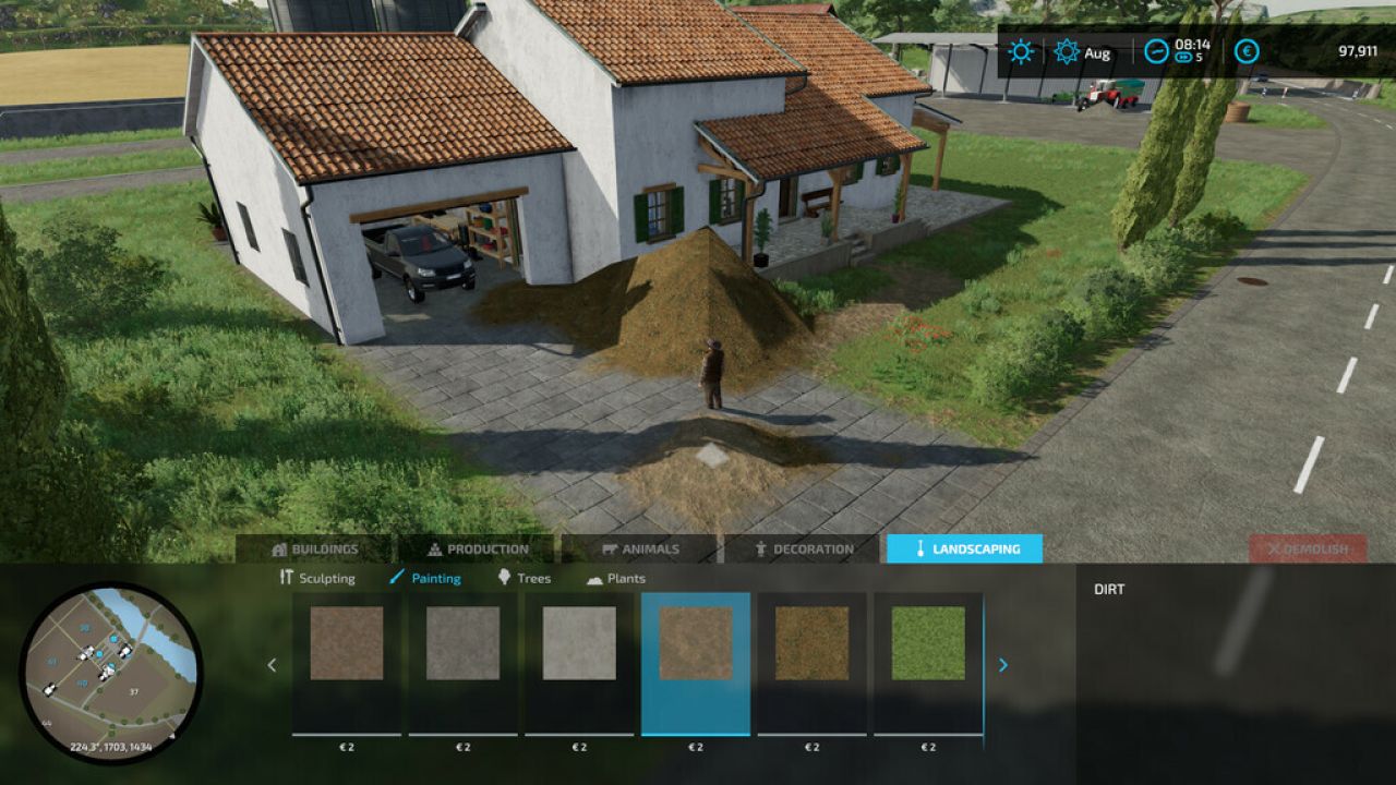 Maluj i Terraformuj w dowolnym miejscu