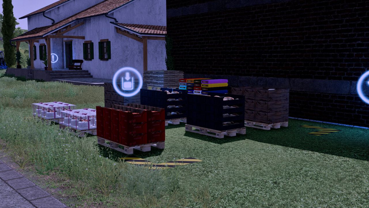 Capannone per stoccaggio pallet