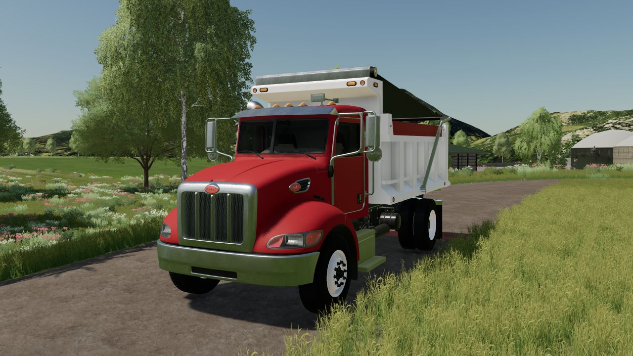 Peterbilt 340 dump truck