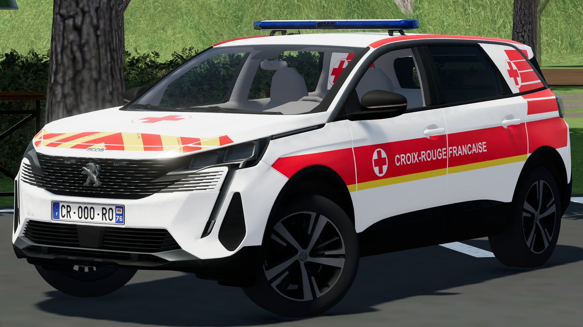 Peugeot 5008 2020 Red Cross