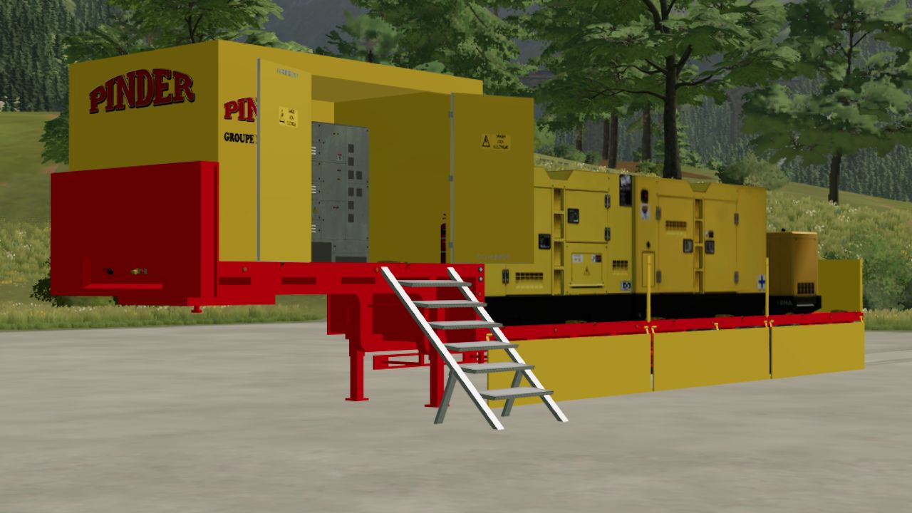 Pinder generator trailer