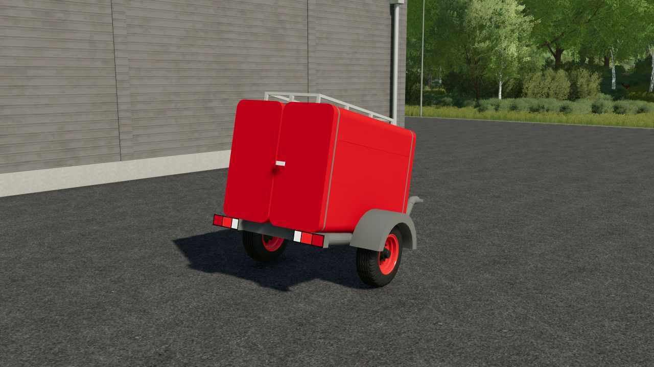 Pipe transport trailer