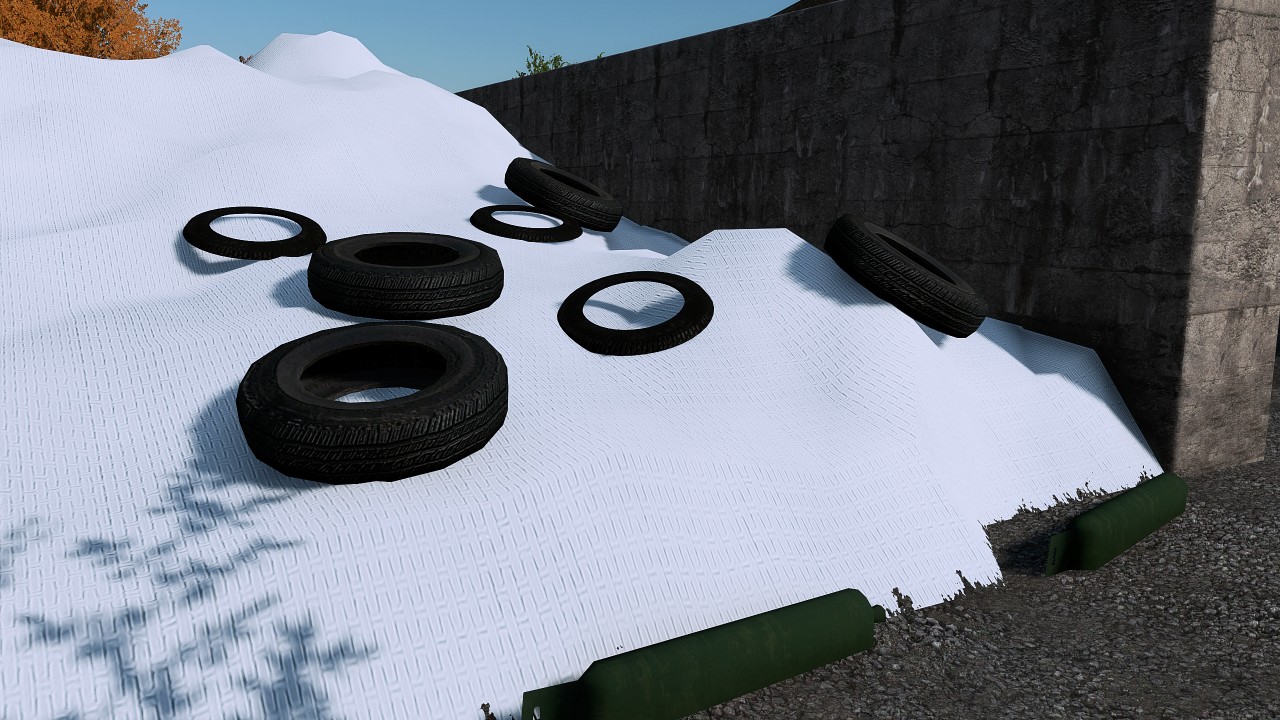 Neumáticos de silos de búnker aplacables