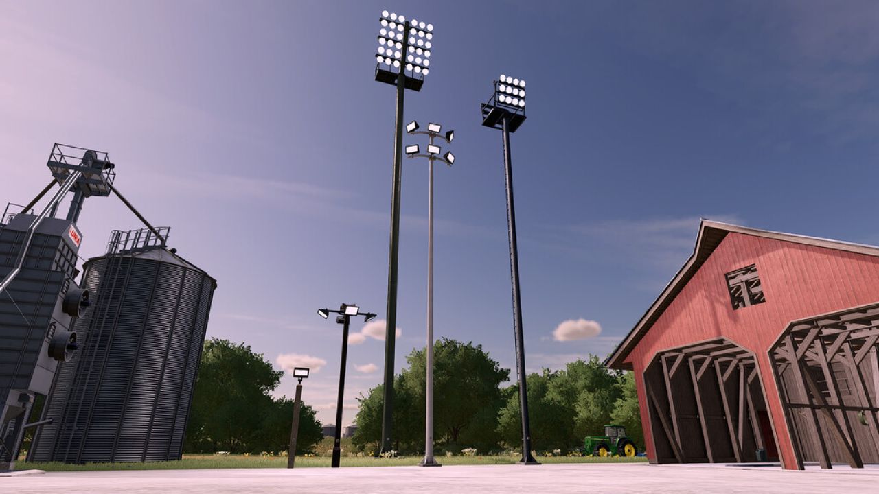 Placeable Floodlight Poles