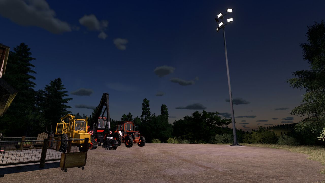 Placeable Floodlight Poles