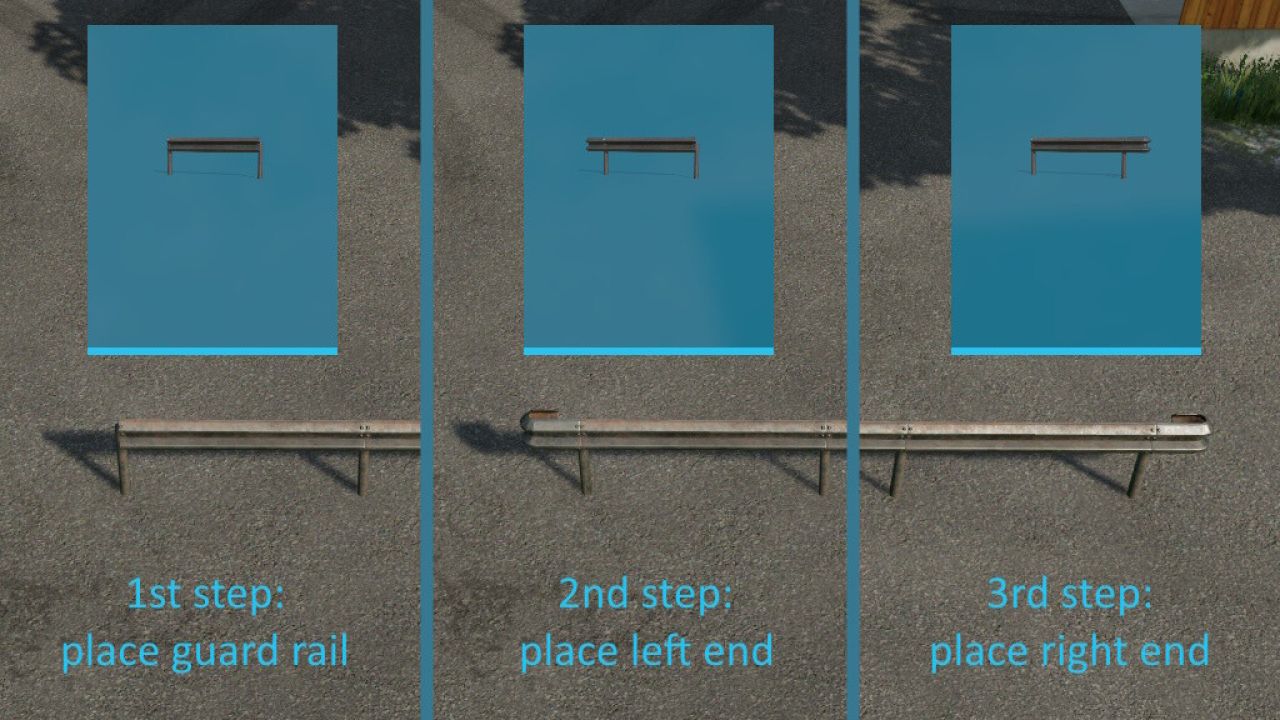 Placeable Guard Rail