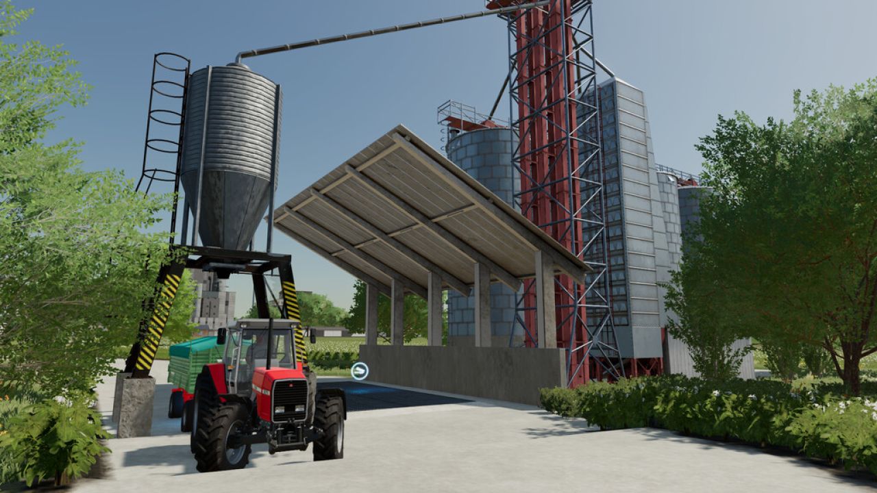 Placeable KS67 Grain Silo