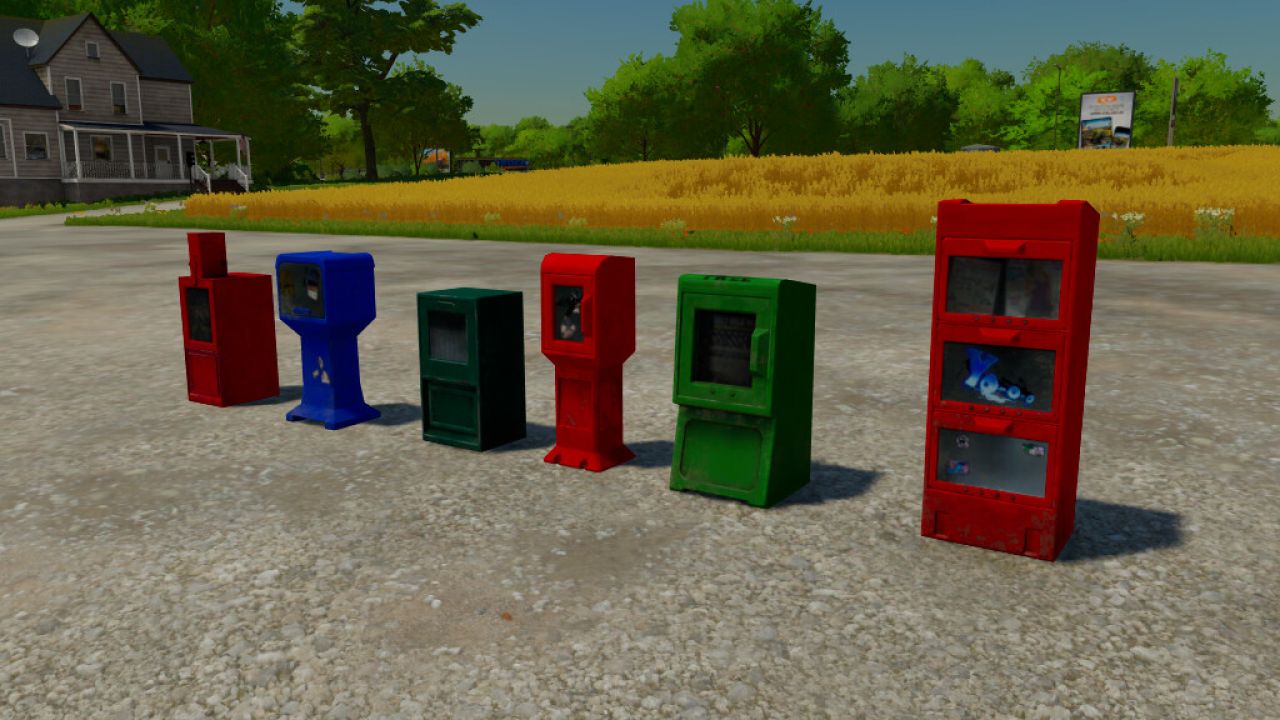 Placeable Newspaper Boxes