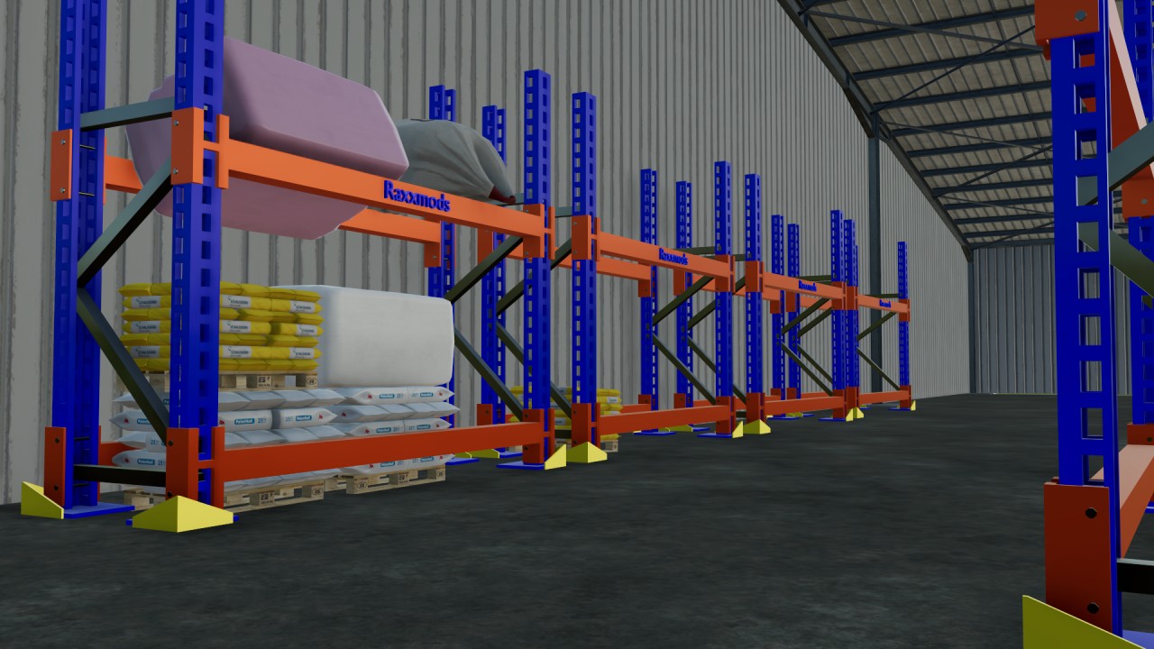 Placeable pallet racking