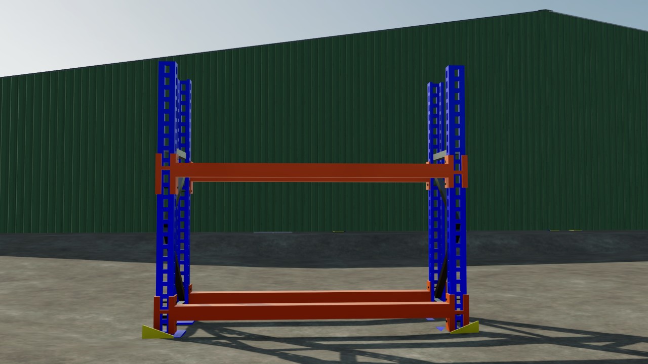 Placeable pallet racking