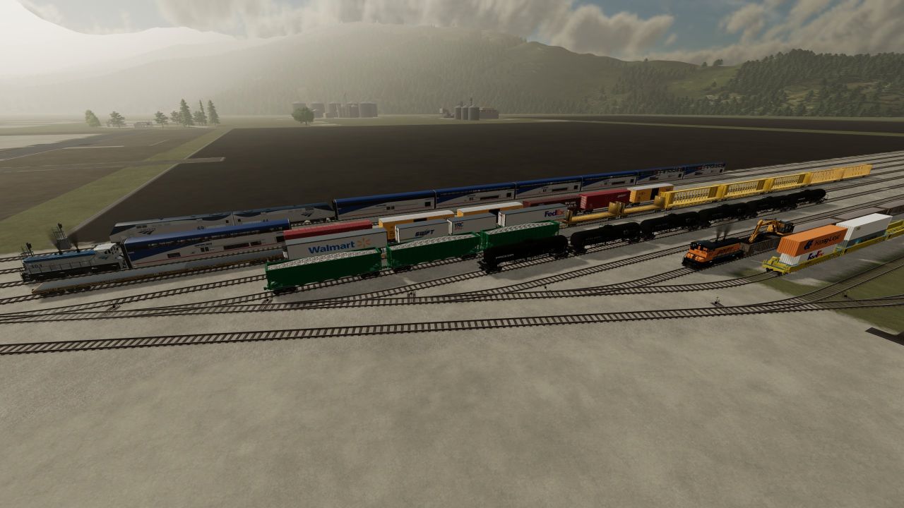Platzierbare Eisenbahnschienen