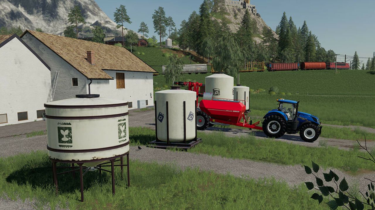 Tanques de recarga posicionáveis