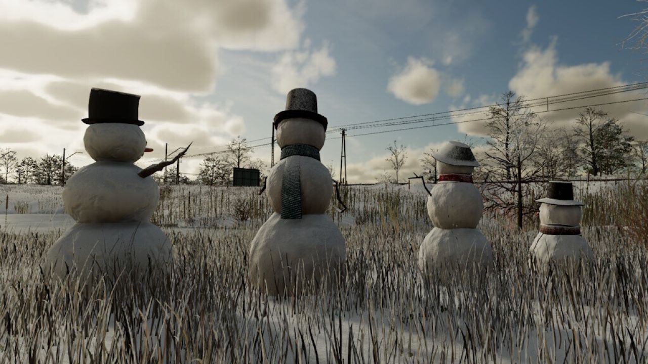 Placeable Snowmen