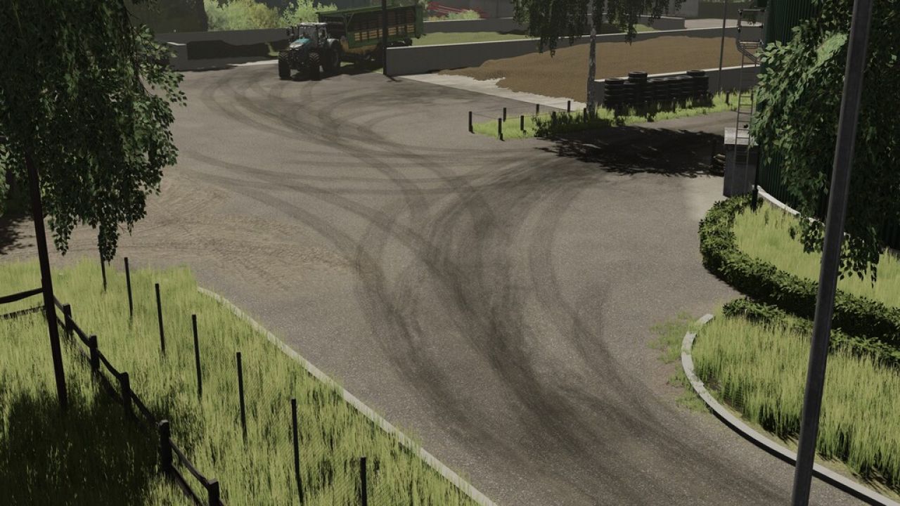 Placeable Tire Tracks