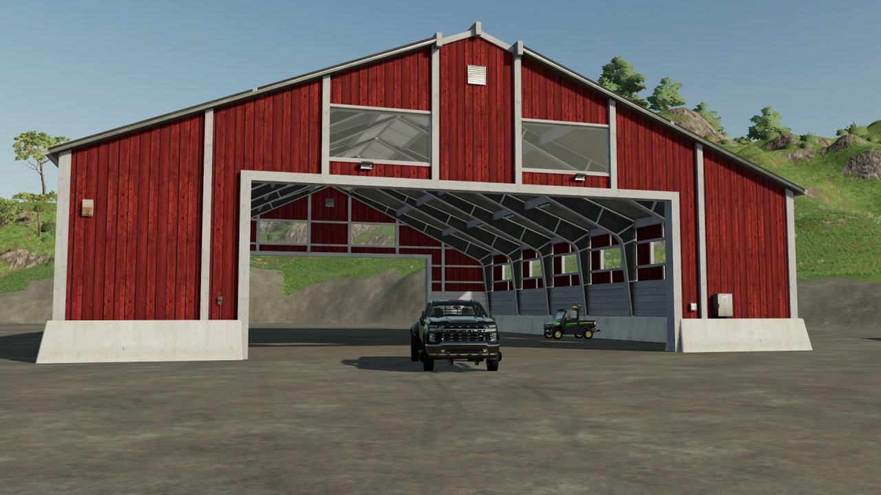 Placeable vehicle barn