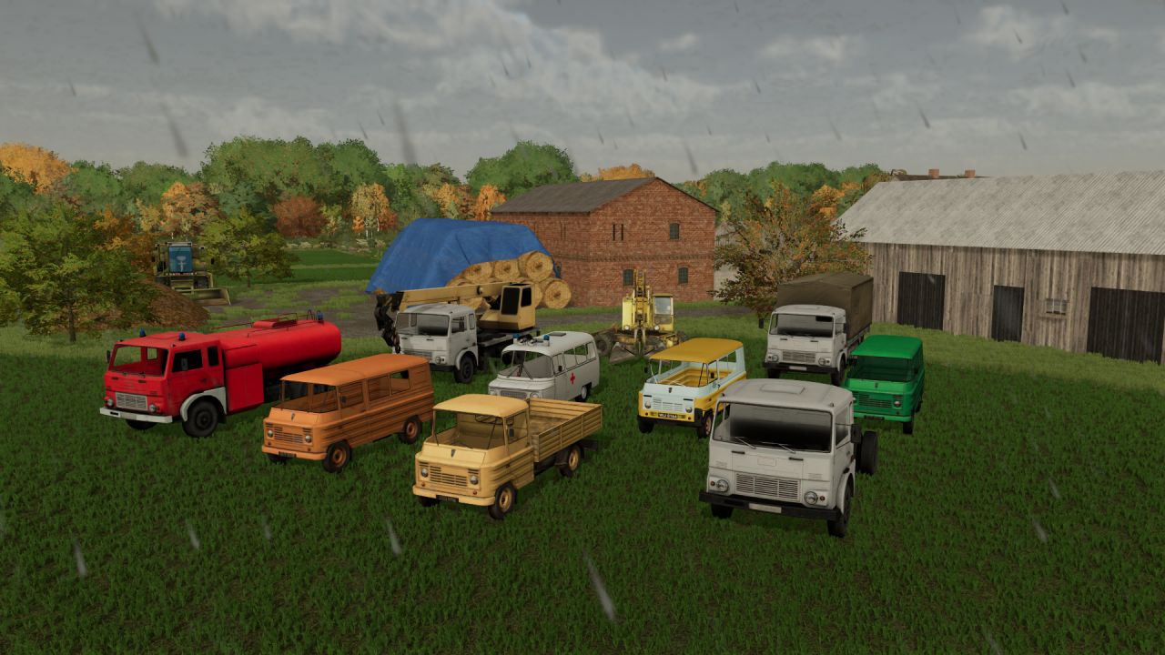 Placeable vehicles pack