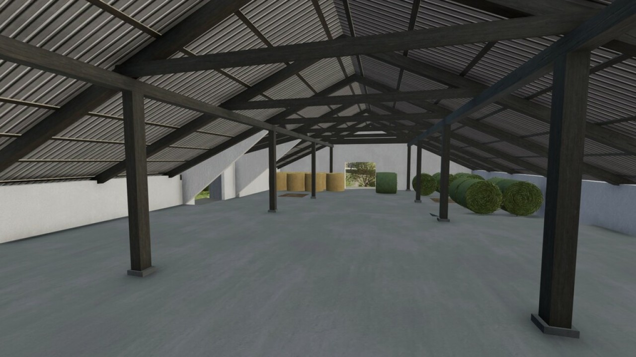 Plastered Cowshed