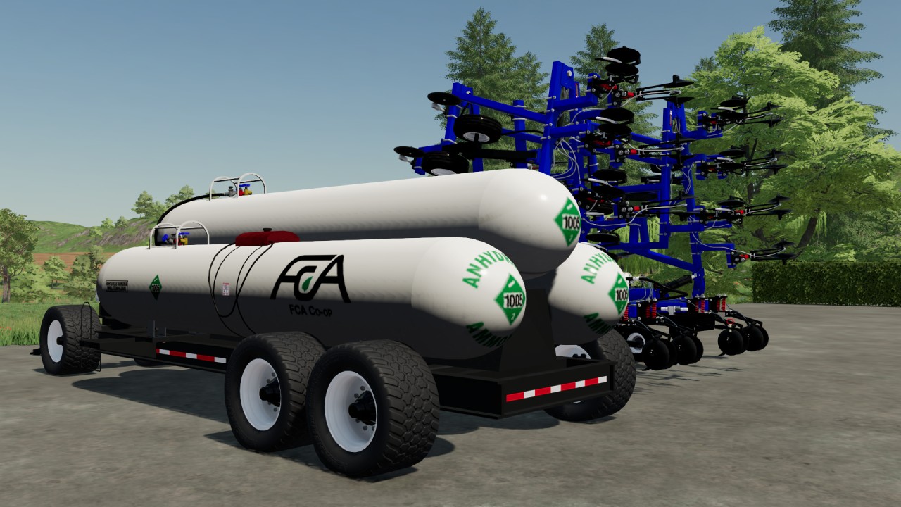 Plow and fertilizer tank
