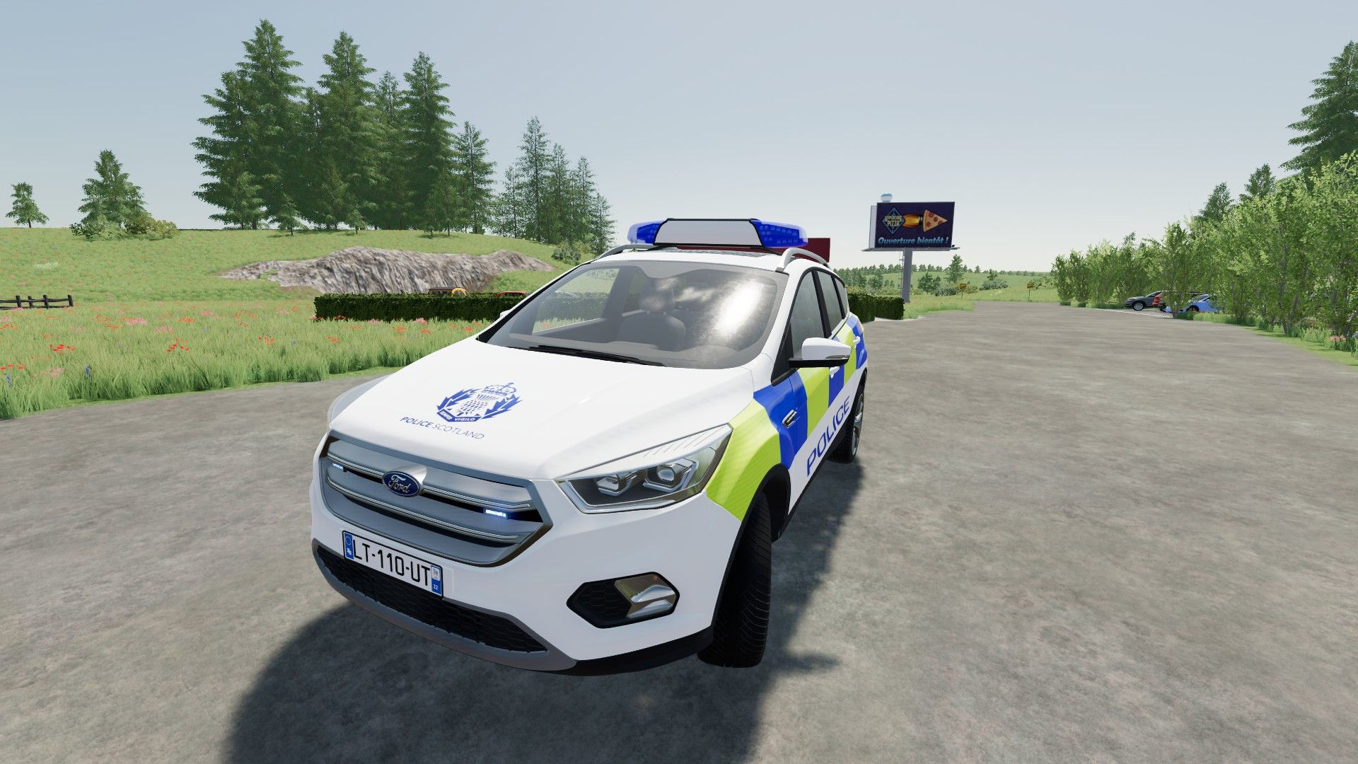 Pakiet pojazdów policji Szkocji