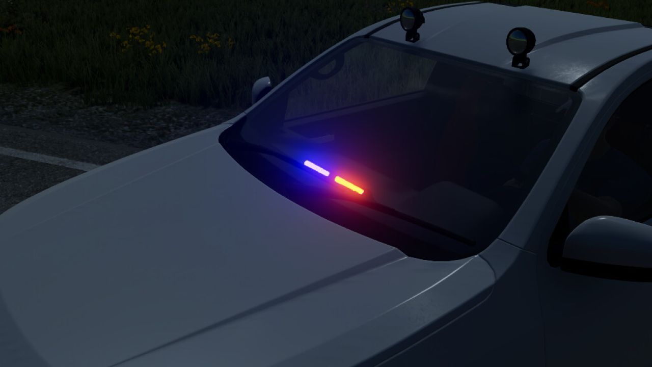 Stroboscopes de la police (Prefab)