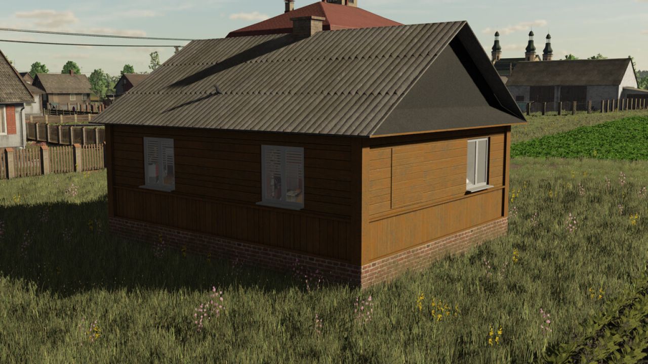 Casa de madeira polonesa