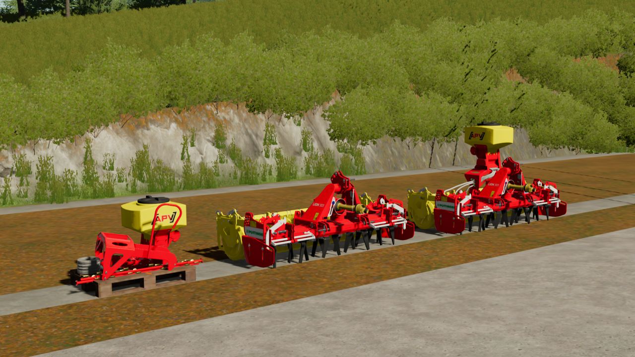 Pottinger Lion 303 + APV Seeder