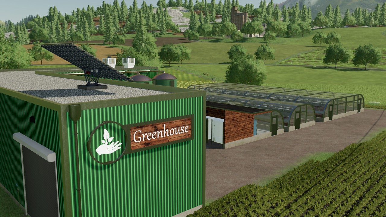 Power plant and greenhouse