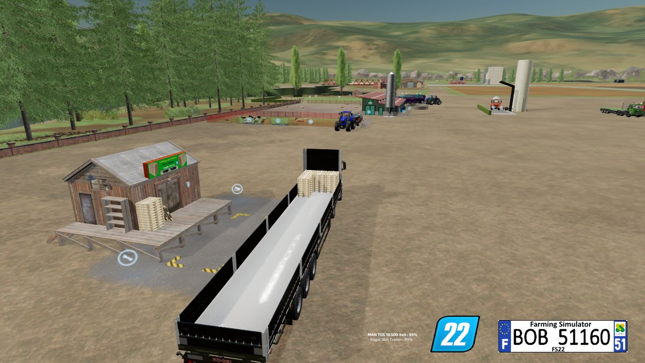 Production of empty pallets